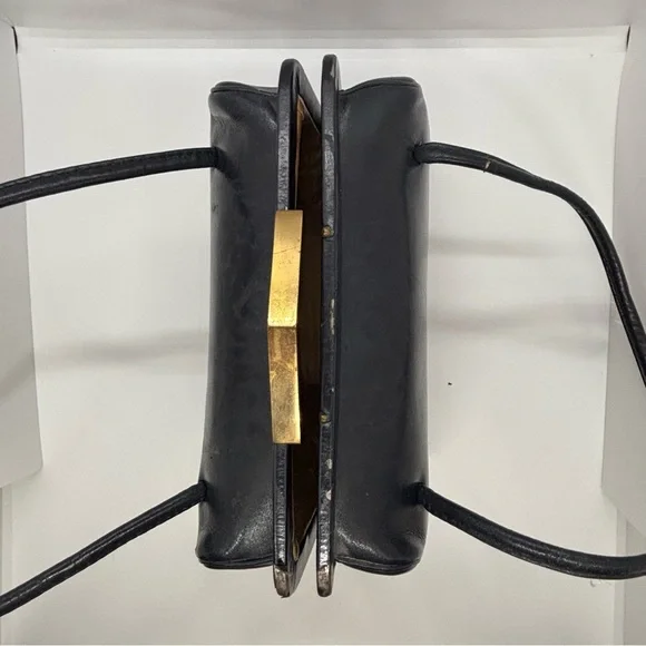 Vintage Mid-Century Top Handle – Navy Blue – OS - Picture 9 of 16